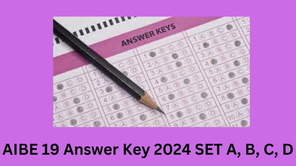 AIBE 19 Answer Key 2024