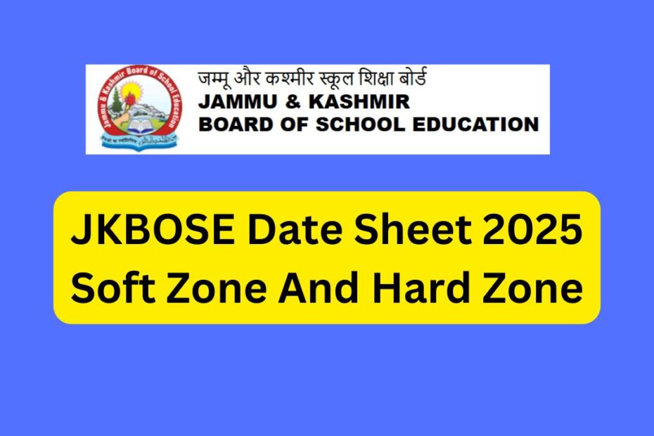 JKBOSE Date Sheet 2025