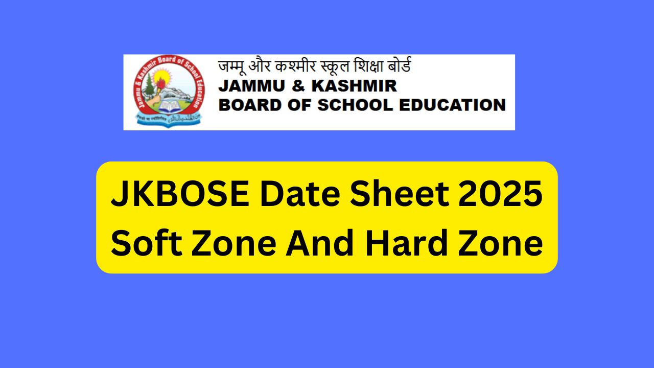 JKBOSE Date Sheet 2025