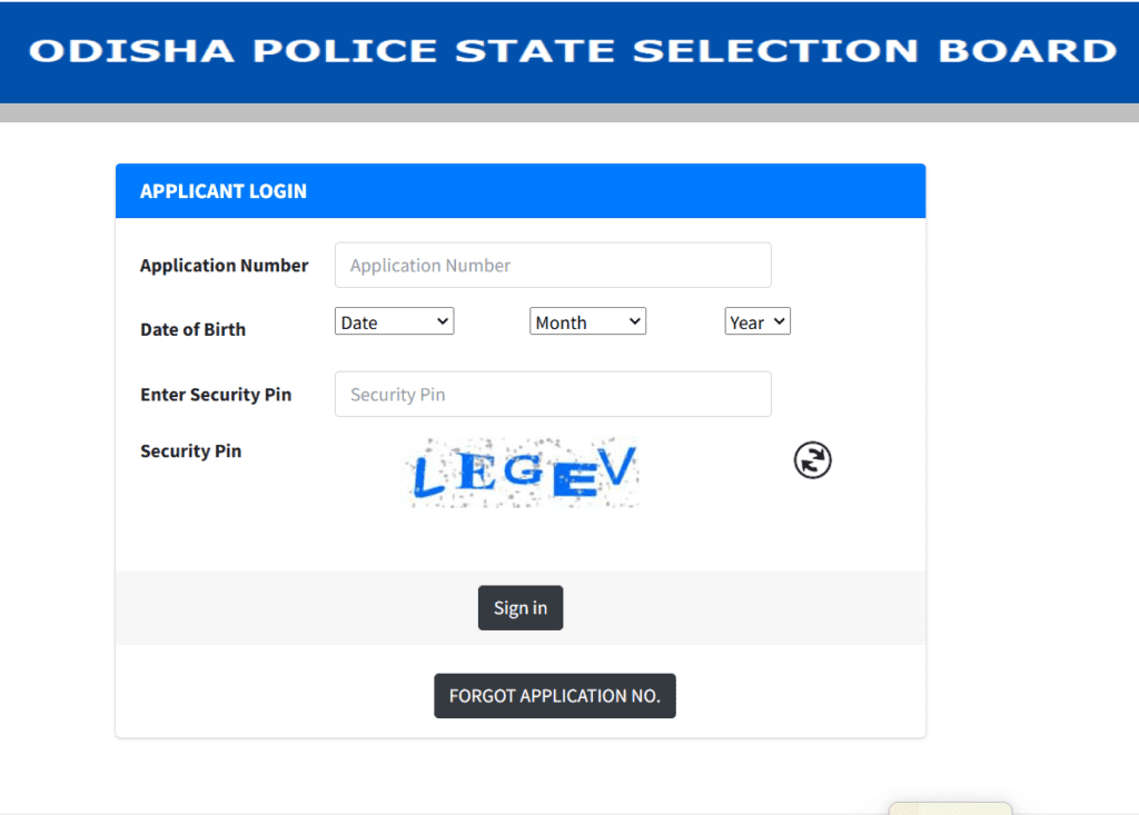 Odisha Police Admit Card 2024