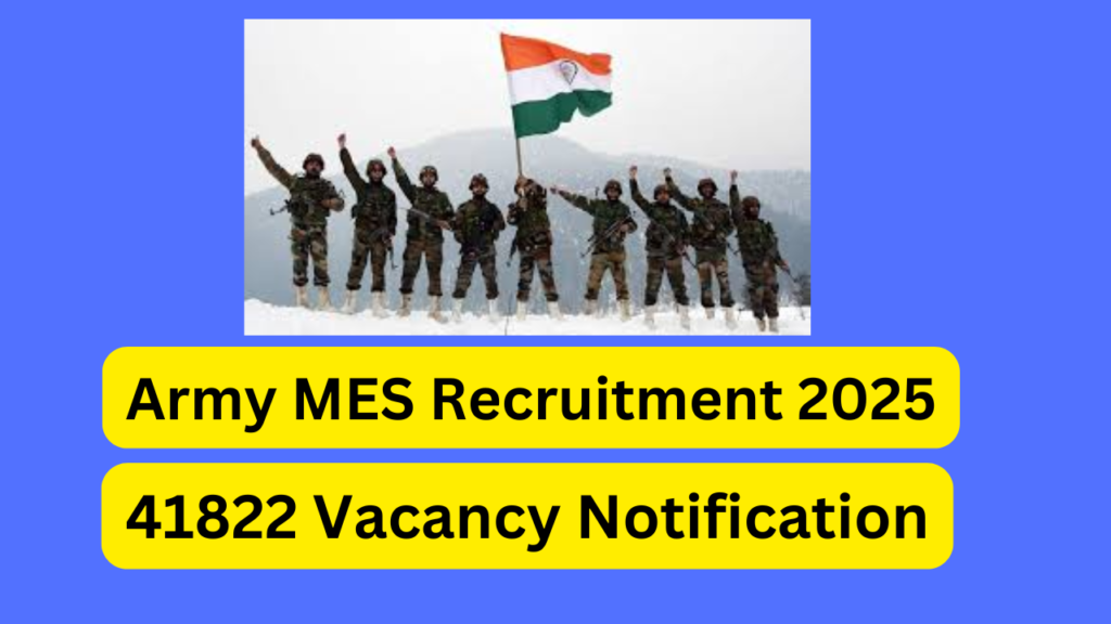 Army MES Recruitment